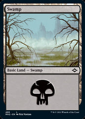 Swamp (486) (Foil Etched) [Modern Horizons 2] | Spectrum Games