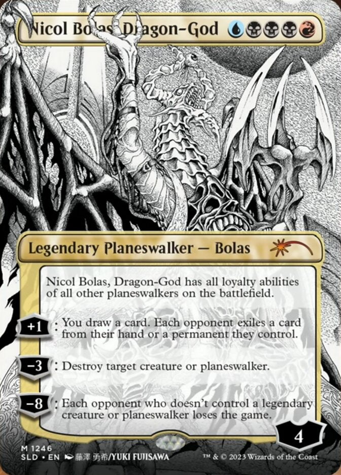 Nicol Bolas, Dragon-God (Borderless) [Secret Lair Drop Series] | Spectrum Games