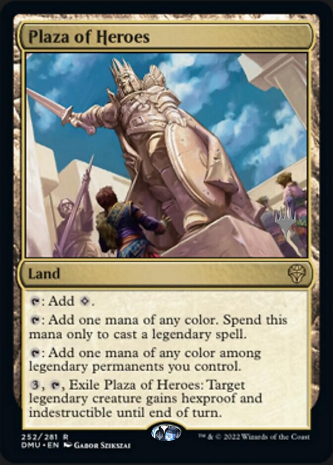 Plaza of Heroes (Promo Pack) [Dominaria United Promos] | Spectrum Games