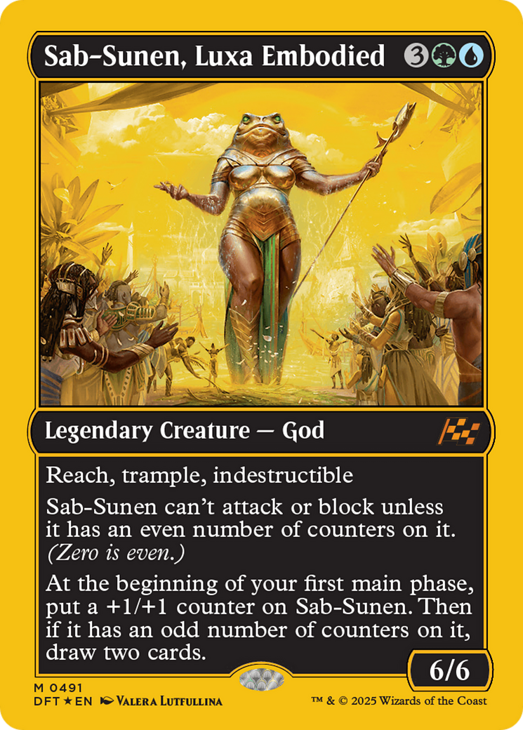 Sab-Sunen, Luxa Embodied (First-Place Foil) [Aetherdrift] | Spectrum Games