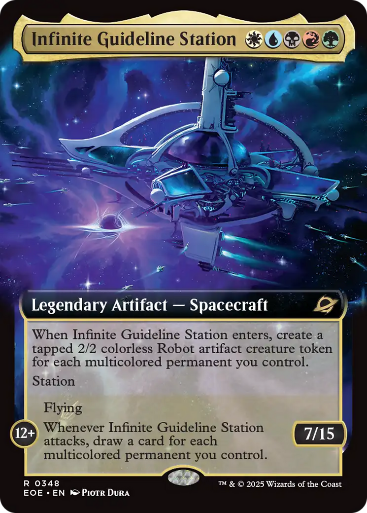 Infinite Guideline Station (Extended Art) [Edge of Eternities] | Spectrum Games