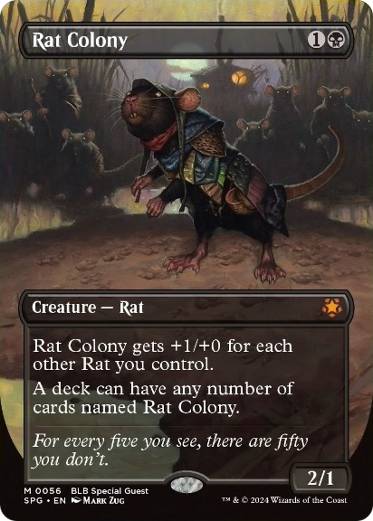 Rat Colony (Borderless) [Bloomburrow Special Guests] | Spectrum Games