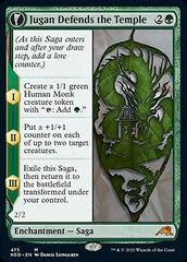 Jugan Defends the Temple // Remnant of the Rising Star (Extended Art) [Kamigawa: Neon Dynasty] | Spectrum Games