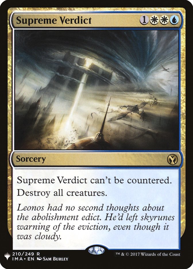 Supreme Verdict [Mystery Booster] | Spectrum Games