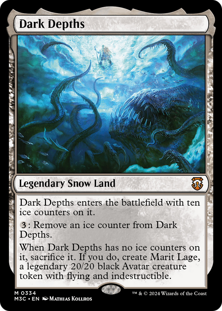 Dark Depths (Ripple Foil) [Modern Horizons 3 Commander] | Spectrum Games