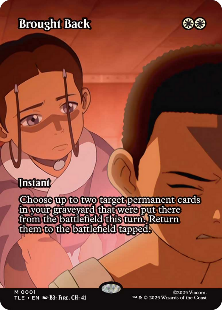 Brought Back (Borderless) [Avatar: The Last Airbender: Eternal-Legal] | Spectrum Games