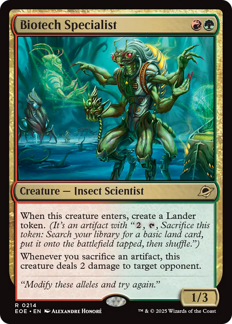 Biotech Specialist [Edge of Eternities] | Spectrum Games