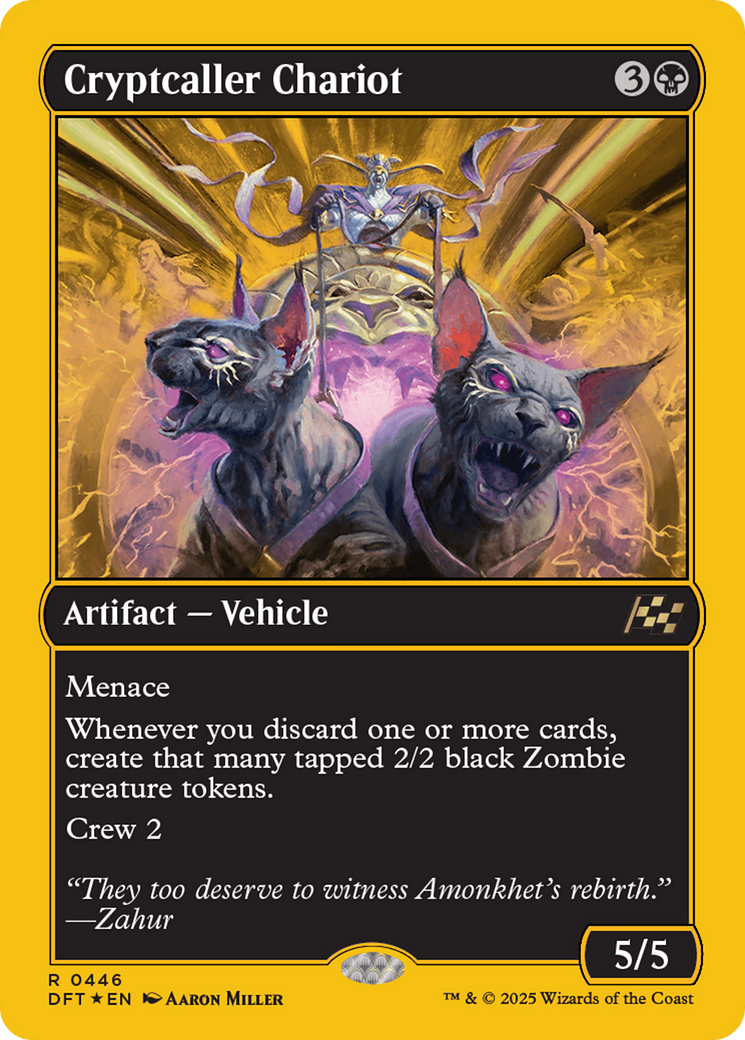 Cryptcaller Chariot (First-Place Foil) [Aetherdrift] | Spectrum Games