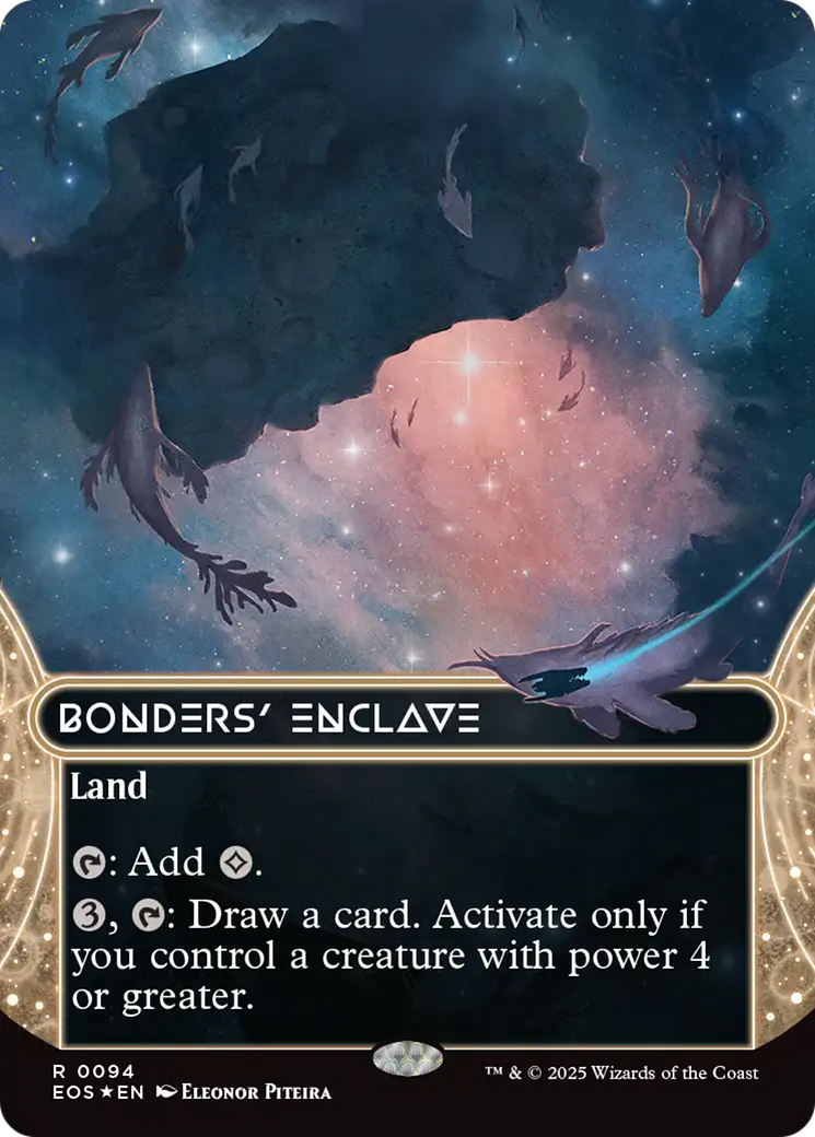 Bonders' Enclave (0094) (Borderless) (Galaxy Foil) [Edge of Eternities: Stellar Sights] | Spectrum Games