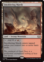 Smoldering Marsh [Duskmourn: House of Horror Commander] | Spectrum Games