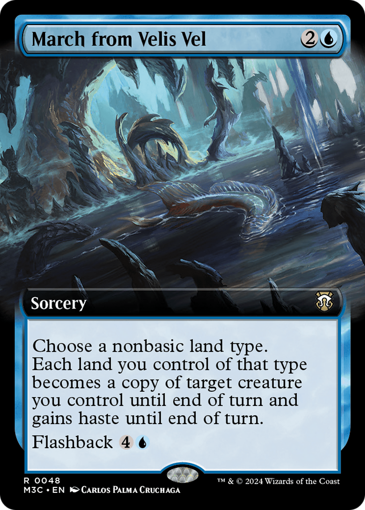 March from Velis Vel (Extended Art) (Ripple Foil) [Modern Horizons 3 Commander] | Spectrum Games