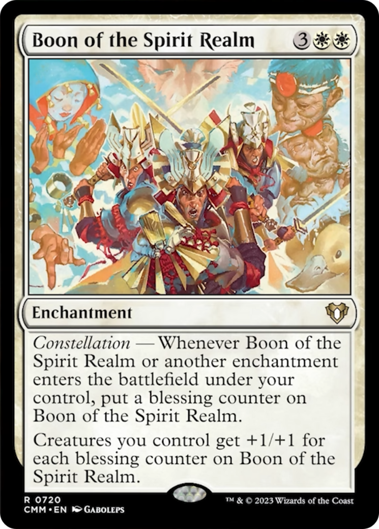 Boon of the Spirit Realm [Commander Masters] | Spectrum Games