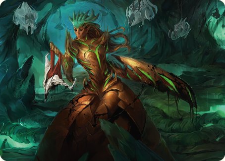 Glissa Sunslayer Art Card [Phyrexia: All Will Be One Art Series] | Spectrum Games