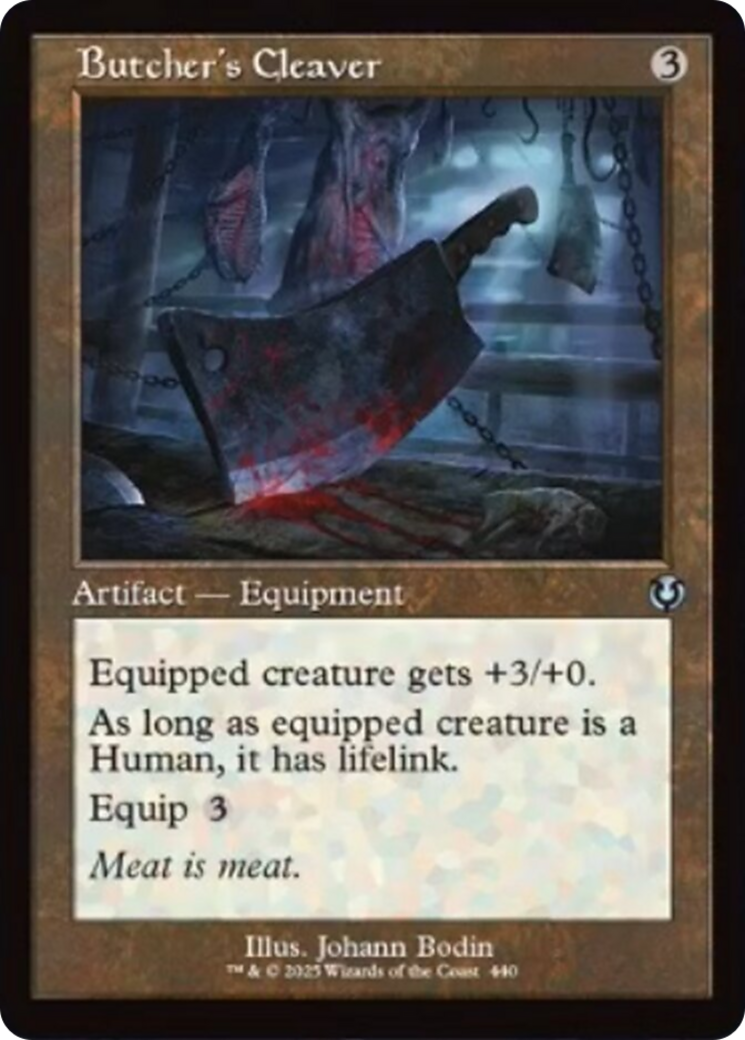 Butcher's Cleaver (Retro Frame) [Innistrad Remastered] | Spectrum Games