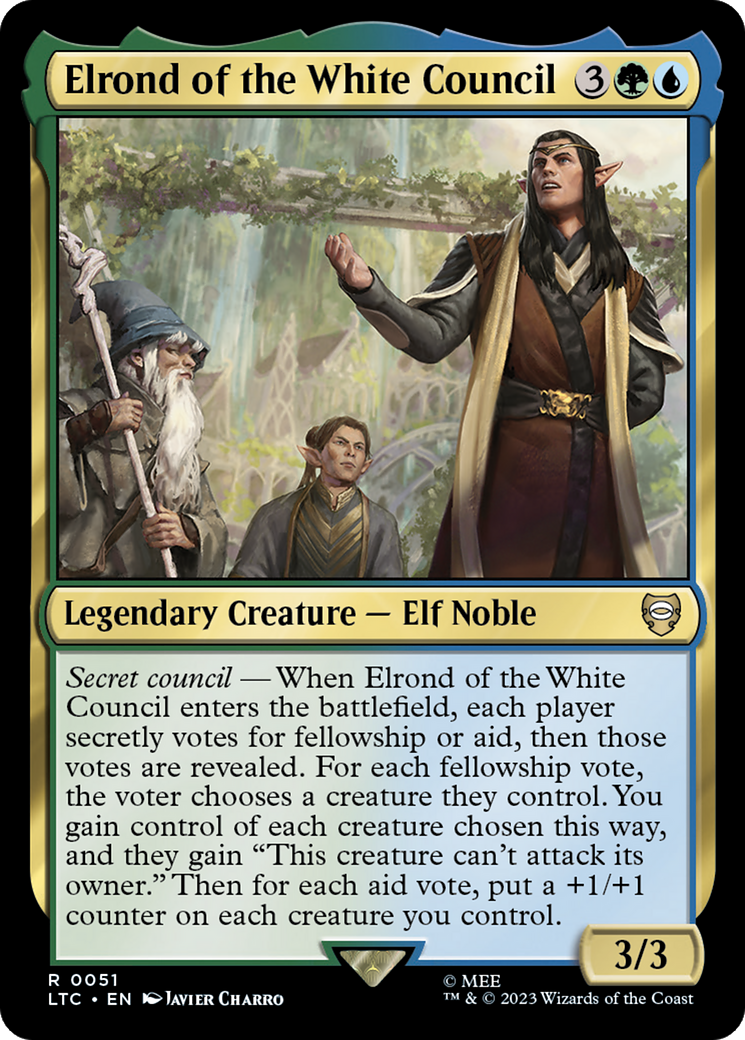 Elrond of the White Council [The Lord of the Rings: Tales of Middle-Earth Commander] | Spectrum Games