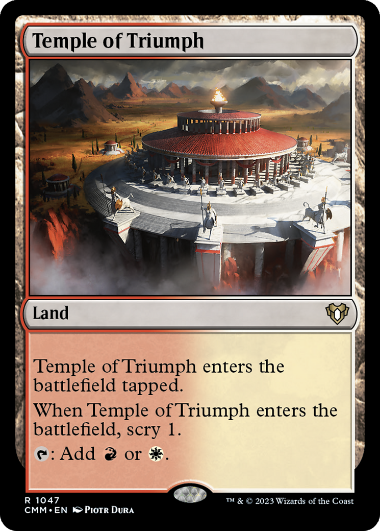 Temple of Triumph [Commander Masters] | Spectrum Games