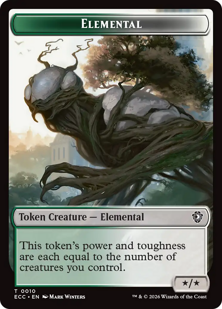 Copy // Elemental (0010) Double-Sided Token [Lorwyn Eclipsed Tokens] | Spectrum Games