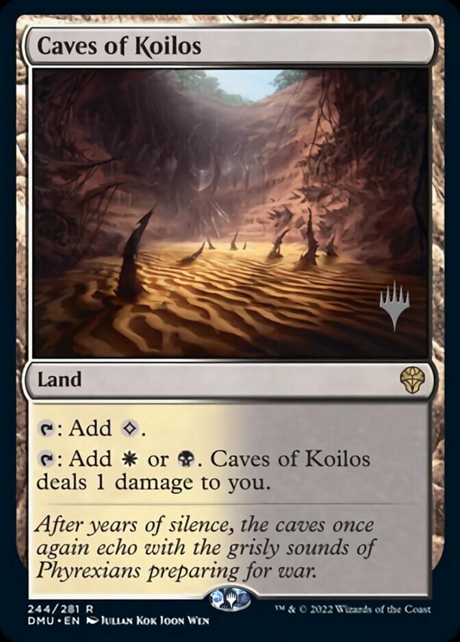 Caves of Koilos (Promo Pack) [Dominaria United Promos] | Spectrum Games