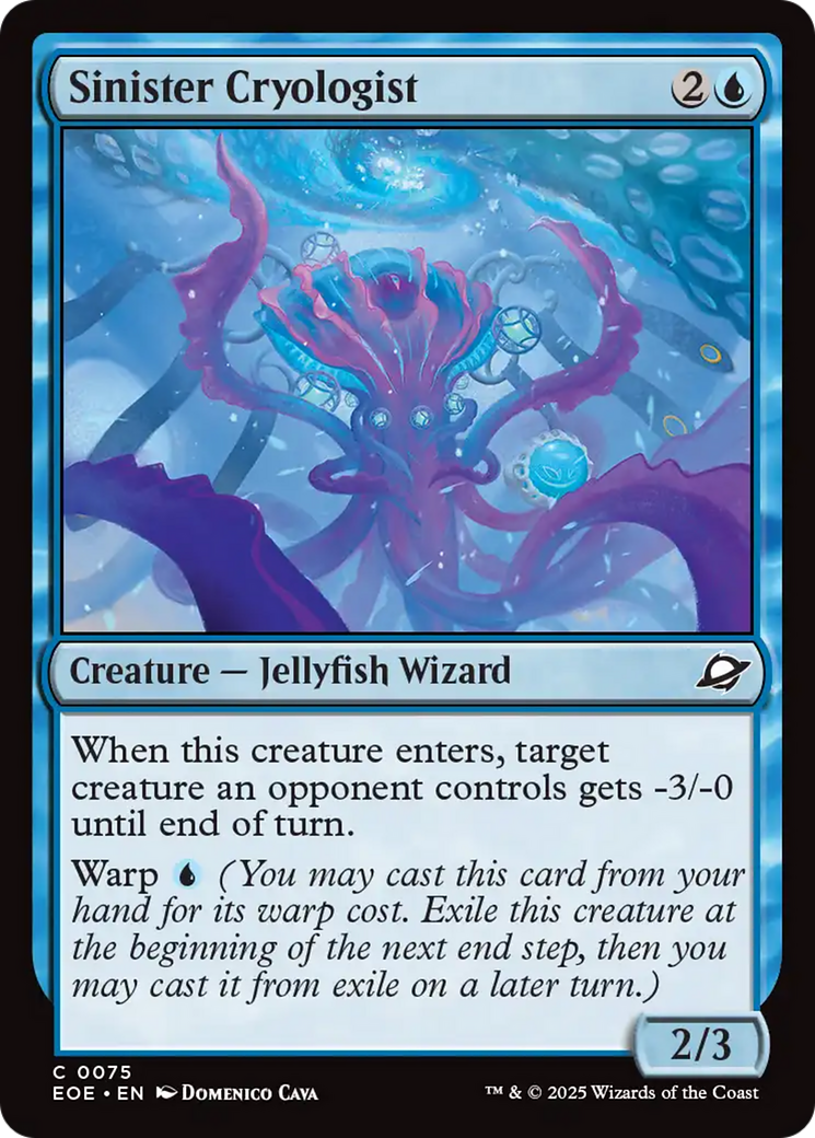 Sinister Cryologist [Edge of Eternities] | Spectrum Games