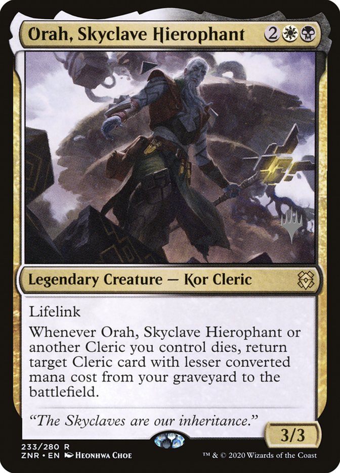 Orah, Skyclave Hierophant (Promo Pack) [Zendikar Rising Promos] | Spectrum Games