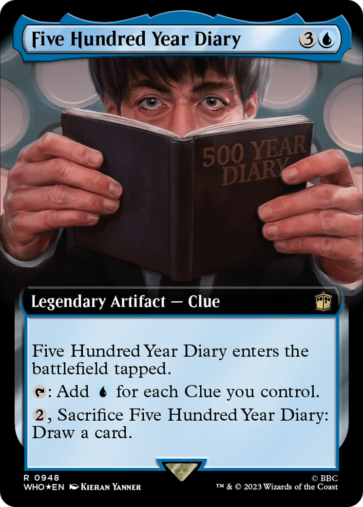 Five Hundred Year Diary (Extended Art) (Surge Foil) [Doctor Who] | Spectrum Games