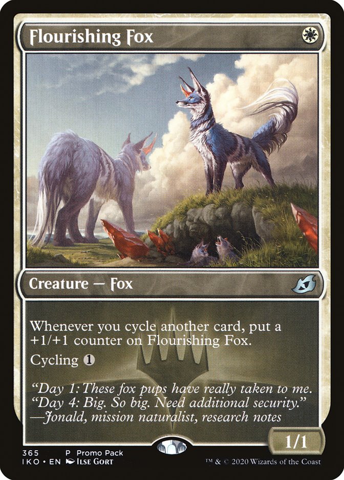 Flourishing Fox (Promo Pack) [Ikoria: Lair of Behemoths Promos] | Spectrum Games
