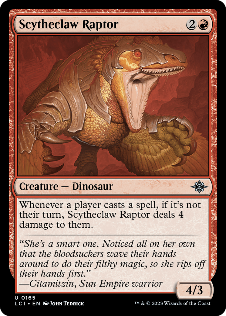 Scytheclaw Raptor [The Lost Caverns of Ixalan] | Spectrum Games