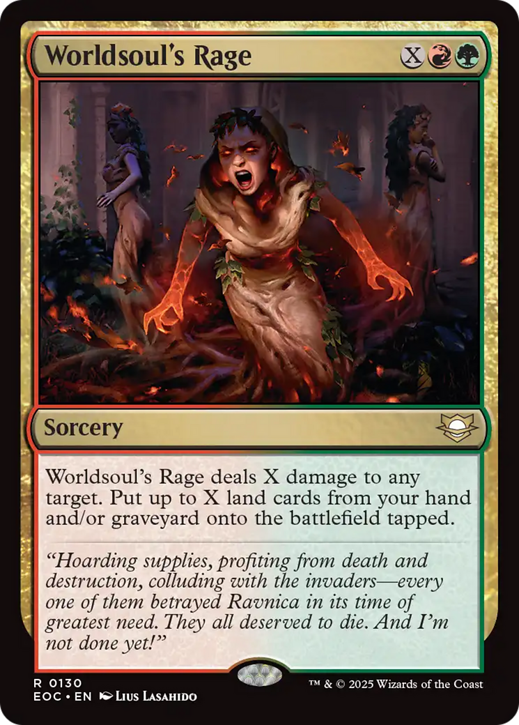 Worldsoul's Rage [Edge of Eternities Commander] | Spectrum Games