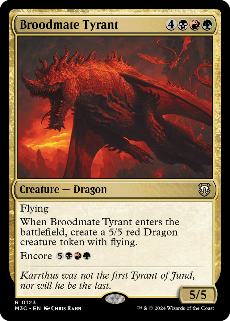 Broodmate Tyrant [Modern Horizons 3 Commander] | Spectrum Games