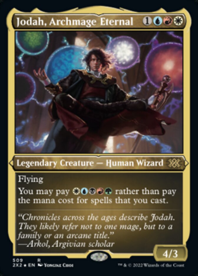 Jodah, Archmage Eternal (Foil Etched) [Double Masters 2022] | Spectrum Games