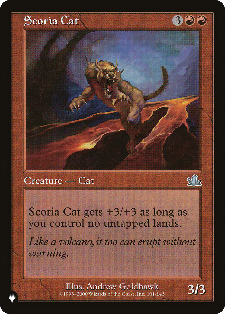 Scoria Cat [The List Reprints] | Spectrum Games