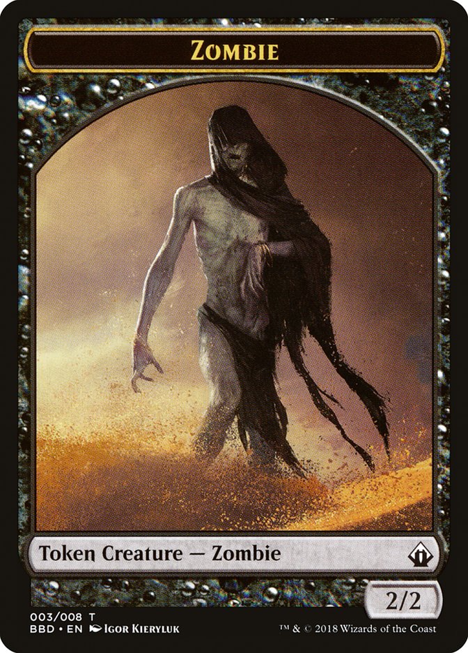 Zombie Token [Battlebond Tokens] | Spectrum Games