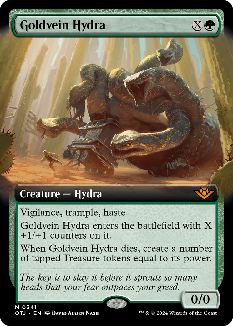 Goldvein Hydra (Extended Art) [Outlaws of Thunder Junction] | Spectrum Games