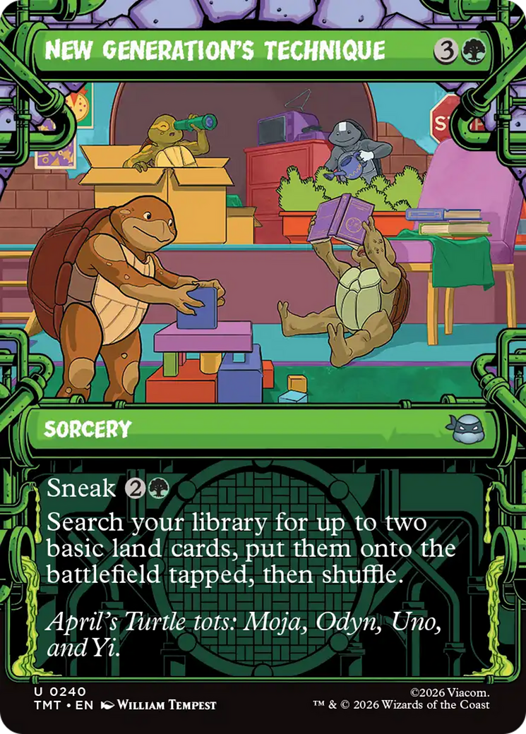 New Generation's Technique (Showcase) [Teenage Mutant Ninja Turtles] | Spectrum Games
