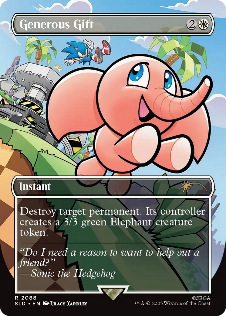 Generous Gift (2088) (Rainbow Foil) [Secret Lair Drop Series] | Spectrum Games