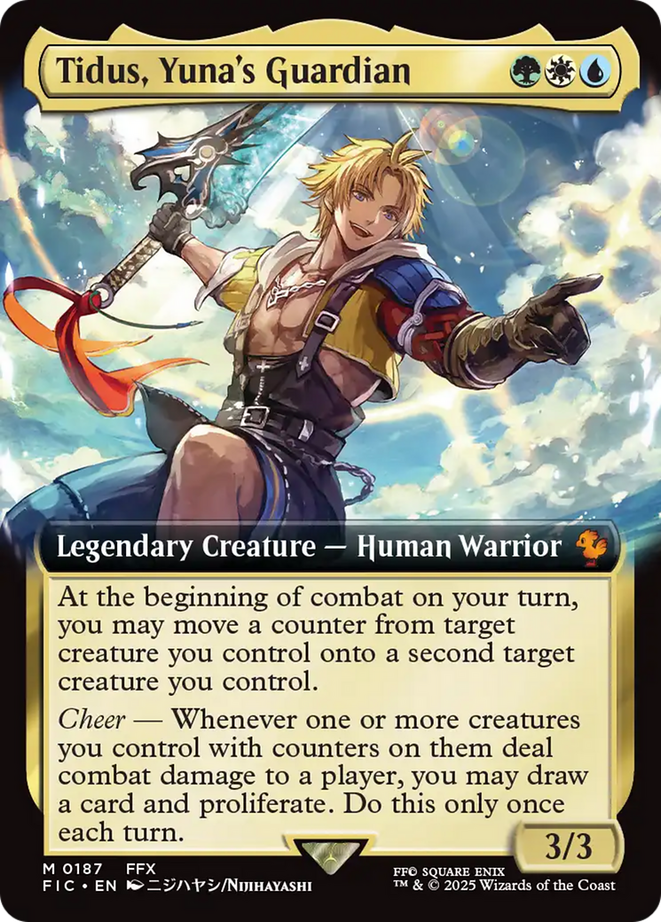 Tidus, Yuna's Guardian (Extended Art) [FINAL FANTASY Commander] | Spectrum Games