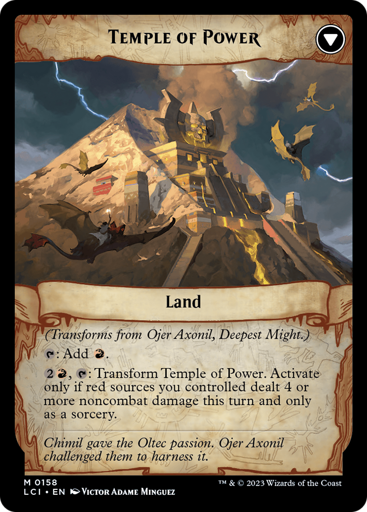 Ojer Axonil, Deepest Might // Temple of Power [The Lost Caverns of Ixalan] | Spectrum Games