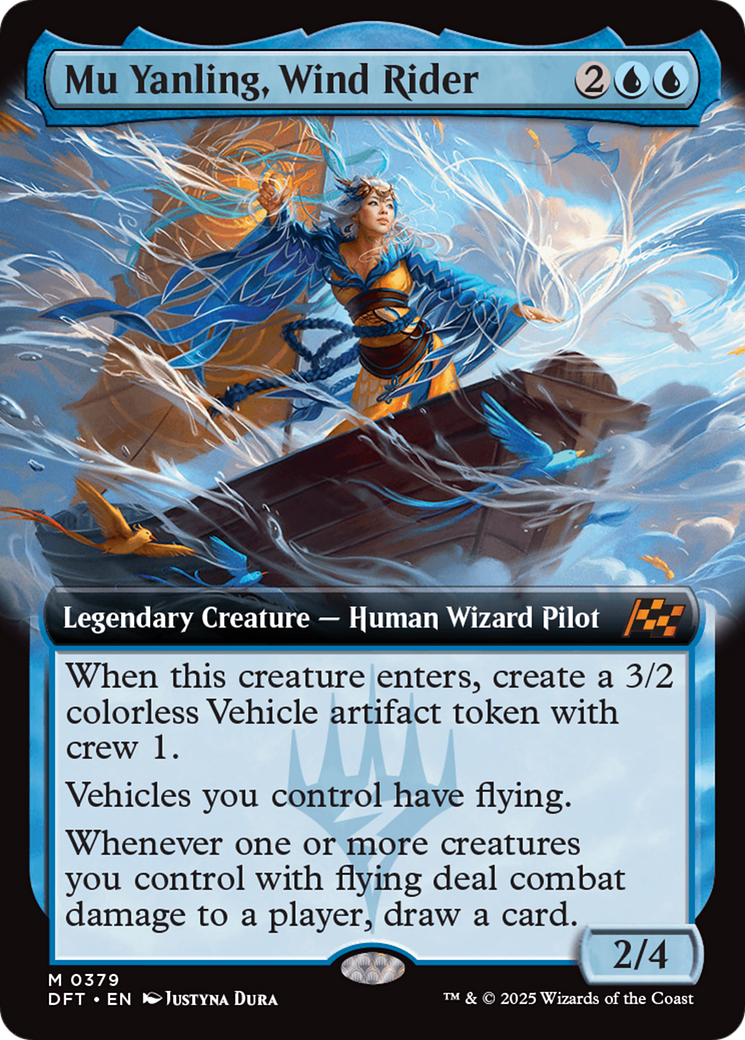 Mu Yanling, Wind Rider (Extended Art) [Aetherdrift] | Spectrum Games