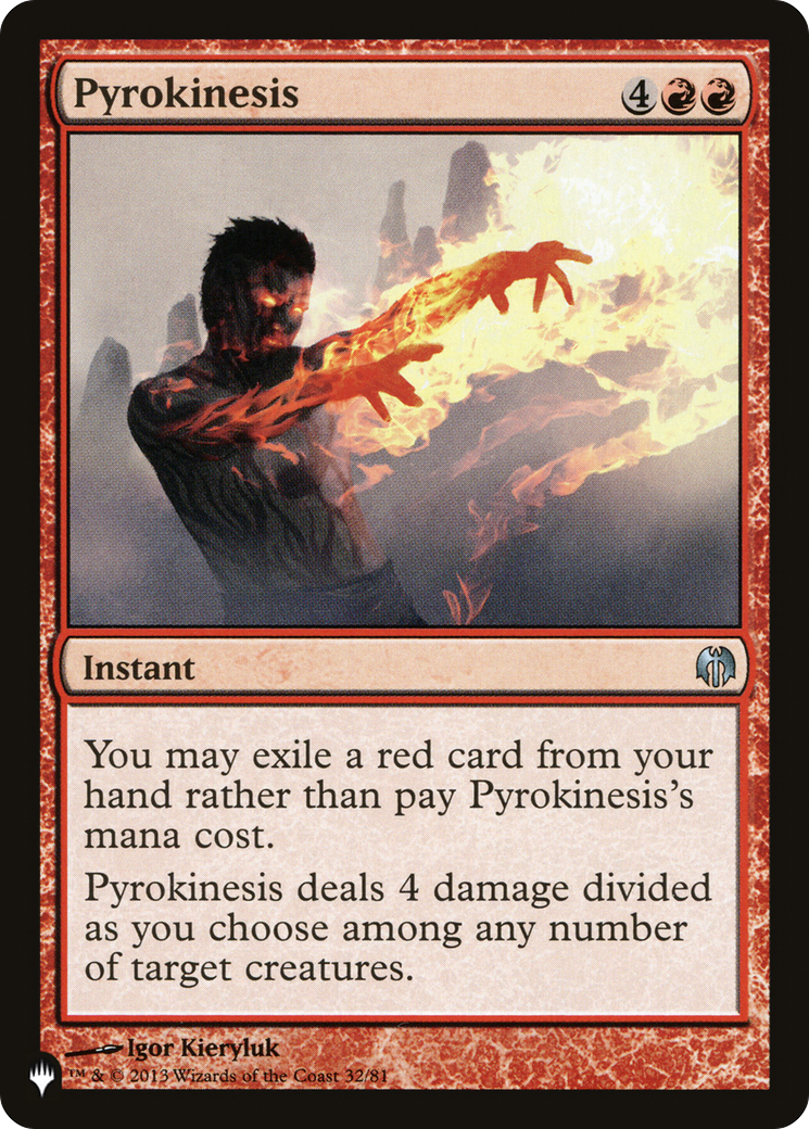 Pyrokinesis [The List Reprints] | Spectrum Games