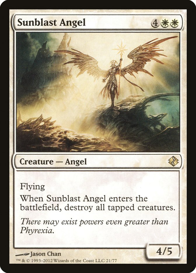 Sunblast Angel [Duel Decks: Venser vs. Koth] | Spectrum Games