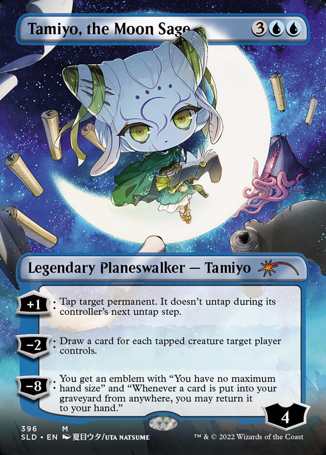 Tamiyo, the Moon Sage (Borderless) [Secret Lair Drop Series] | Spectrum Games