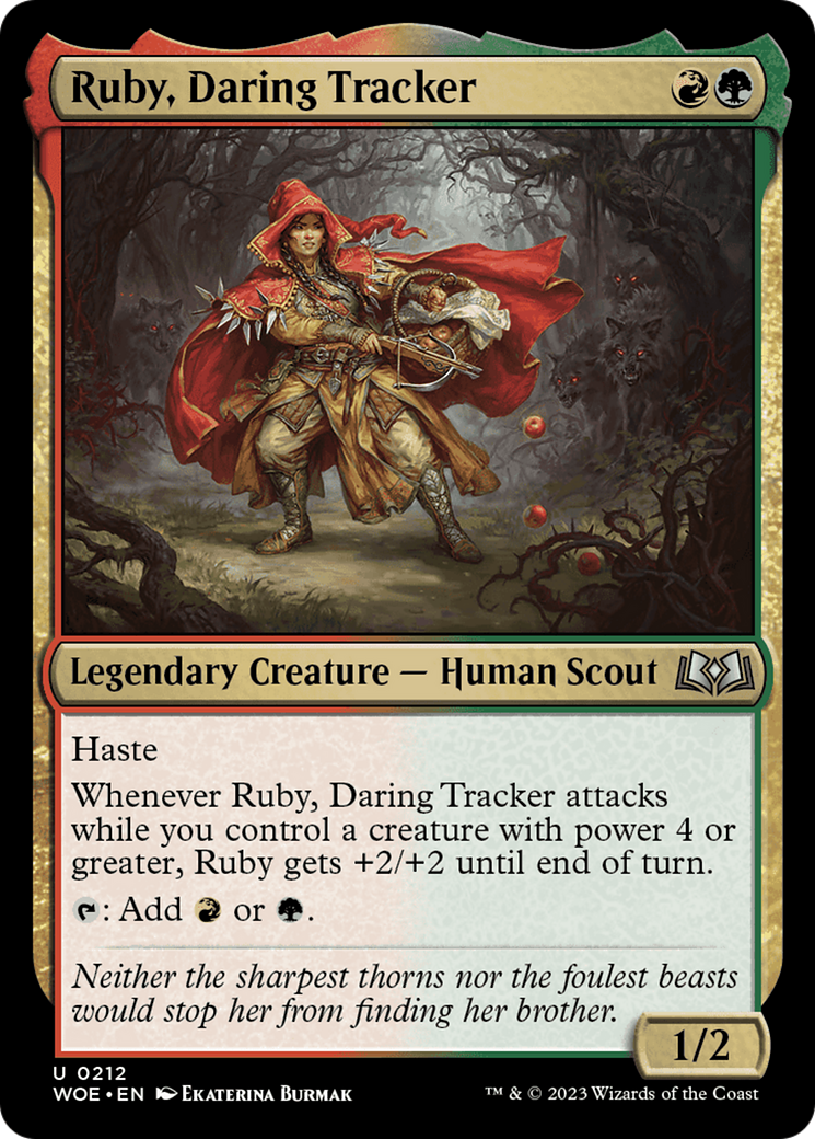 Ruby, Daring Tracker [Wilds of Eldraine] | Spectrum Games