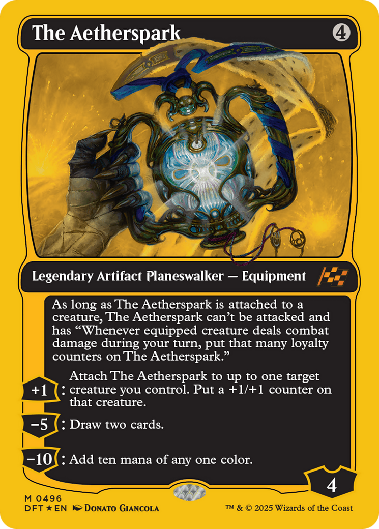 The Aetherspark (First-Place Foil) [Aetherdrift] | Spectrum Games