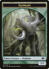 Goblin (010) // Elephant (012) Double-Sided Token [Modern Horizons Tokens] | Spectrum Games