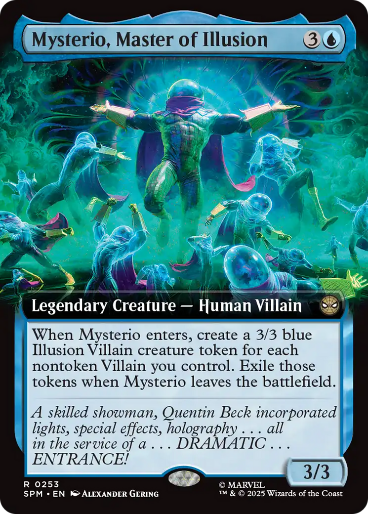 Mysterio, Master of Illusion (Extended Card) [Marvel's Spider-Man] | Spectrum Games