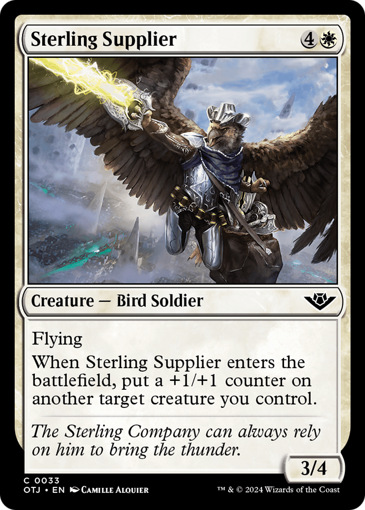 Sterling Supplier [Outlaws of Thunder Junction] | Spectrum Games