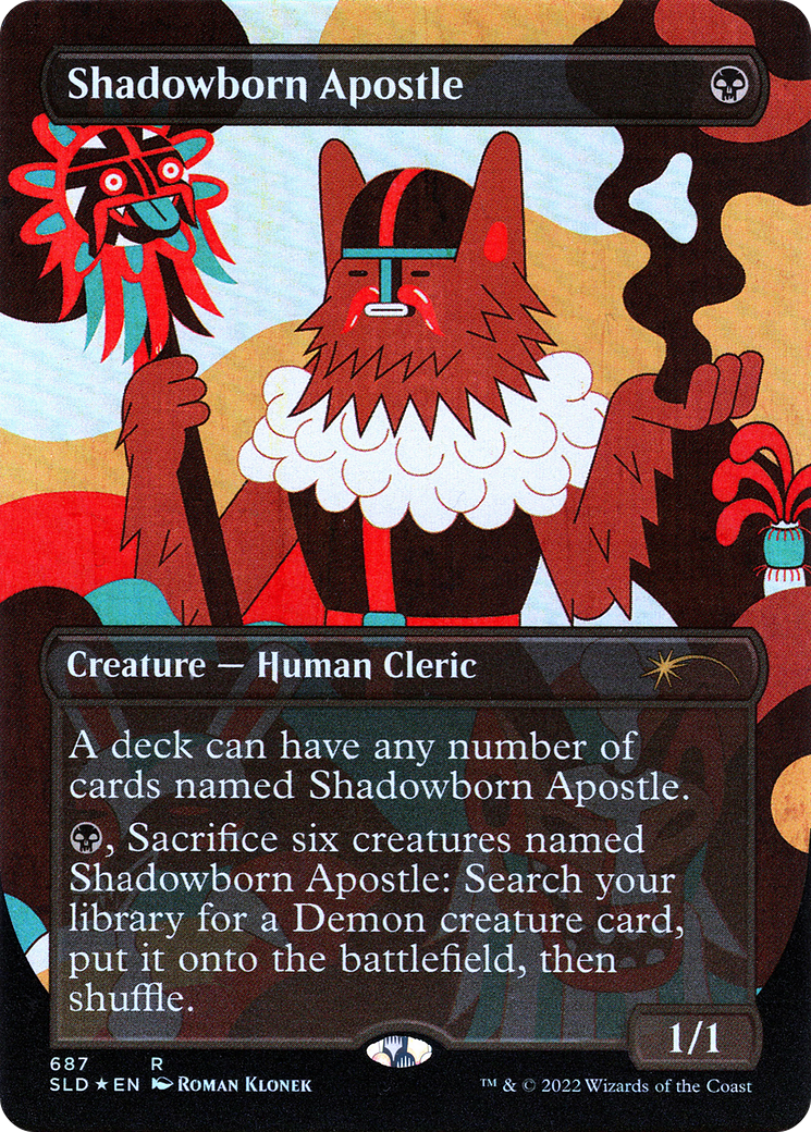 Shadowborn Apostle (687) (Borderless) [Secret Lair Drop Promos] | Spectrum Games