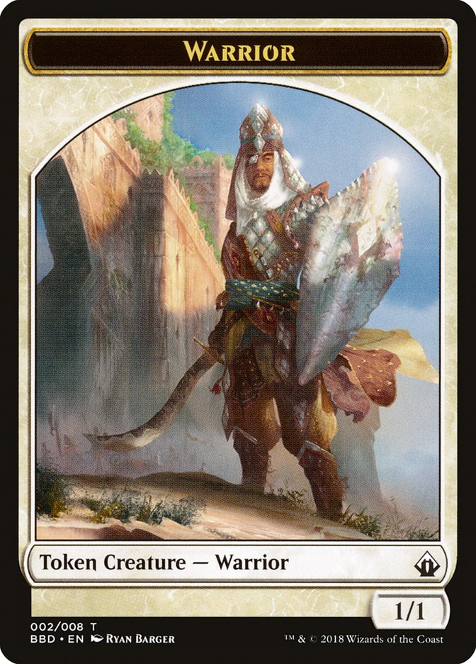 Warrior Token [Battlebond Tokens] | Spectrum Games