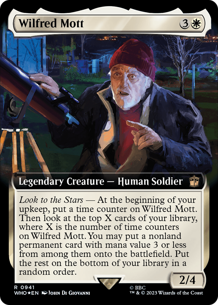 Wilfred Mott (Extended Art) (Surge Foil) [Doctor Who] | Spectrum Games