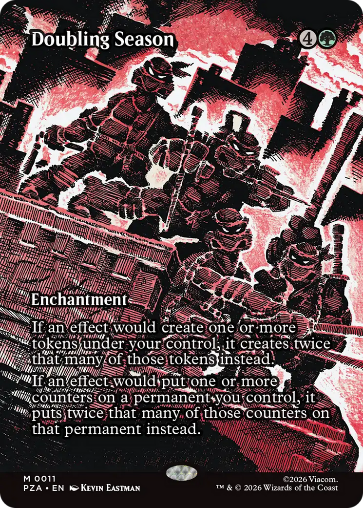 Doubling Season (Borderless) [Teenage Mutant Ninja Turtles Eternal-Legal] | Spectrum Games